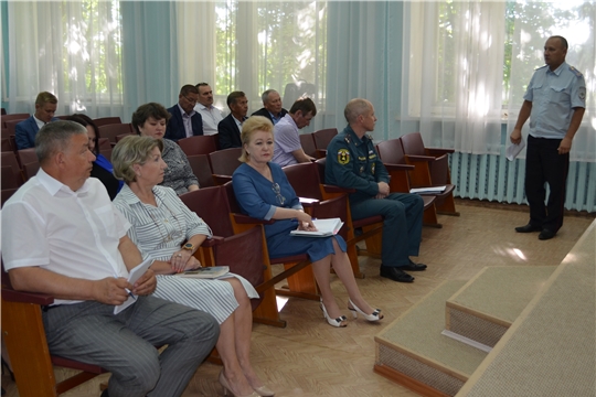 Рабочее совещание в администрации Мариинско-Посадского района