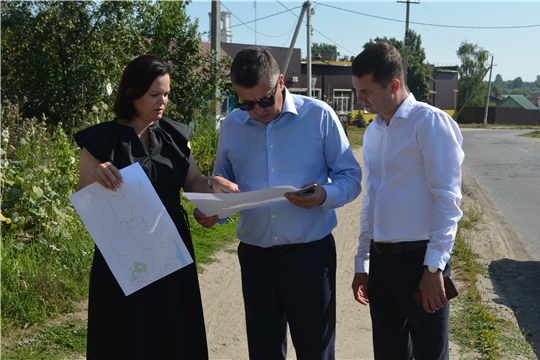 Министр транспорта Чувашии Владимир Осипов ознакомился с улично-дорожной сетью города Мариинский Посад