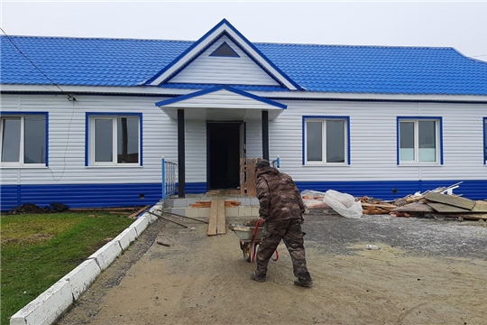 В Яльчикском районе продолжается капитальный ремонт на объектах здравоохранения