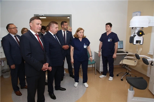 Вице-премьер Правительства Чувашии Владимир Степанов посетил новый реабилитационный корпус при Федеральном центре травматологии, ортопедии и эндопротезирования в Чебоксарах
