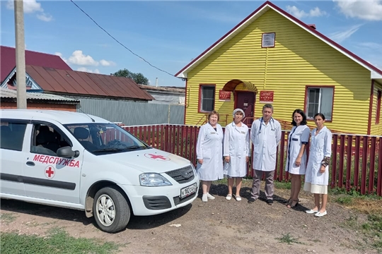 Выездная поликлиника Яльчикской ЦРБ приняла пациентов в селе Аранчеево