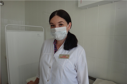Медсестра Ибресинской больницы Екатерина Кузьмина приняла участие в флешмобе #ЯПРИВИТ21