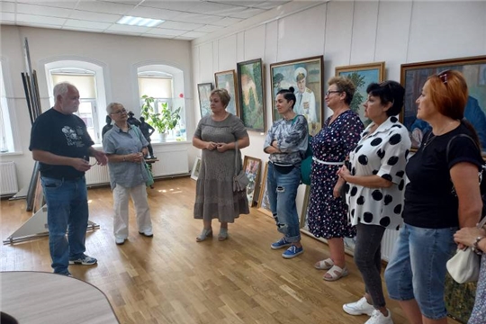 В картинной галерее Порецкого района состоялась творческая встреча