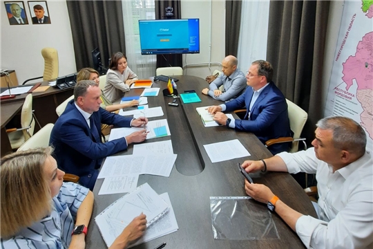 Министр Эмир Бедертдинов провел рабочее совещание с генеральным директором АО «Ситиматик» Алексеем Колдуновым