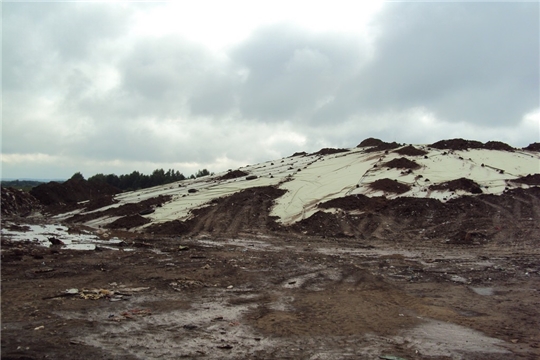 Из мусорной свалки в зеленый холм: В Ядрине продолжаются работы по ликвидации накопленного вреда окружающей среде
