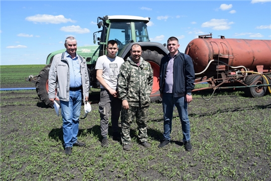 Новости с полей Батыревского района