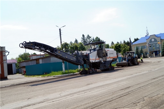 В рамках национального проекта «Безопасные качественные дороги» продолжается ремонт автодороги «Авданкасы-Моргауши-Козъмодемьянск»