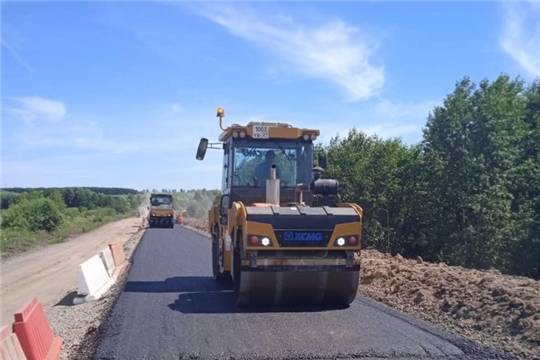 В Ибресинском районе  продолжаются работы по капитальному ремонту автодороги «Калинино-Батырево-Яльчики»