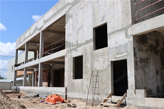 Реконструкция здания аэровокзала Чебоксар продолжается