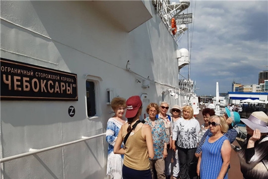 В Чувашии участники проекта «Социальный туризм» побывали с экскурсией на корабле