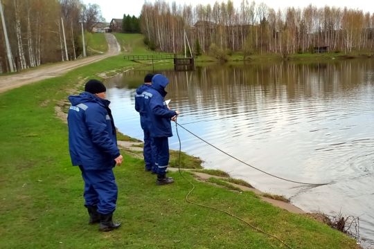 Водолазное обследование и очистка дна плотины Казанчик на территории Чуманкасинского сельского поселения