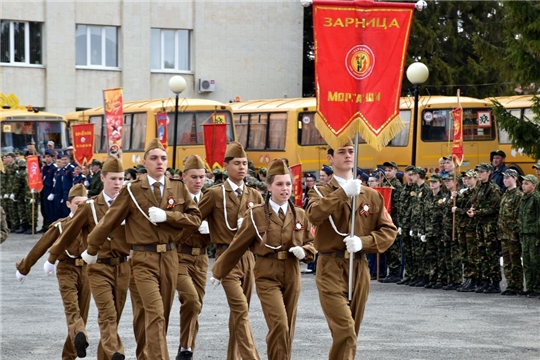 Юнармейские игры «Зарница» и «Орленок» в Моргаушском районе  в самом разгаре