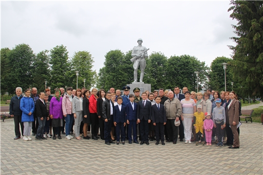 В Моргаушском районе почтили память о героях Великой Отечественной войны:  «мы помним, мы гордимся вами, защитники Родины»