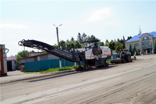 В рамках национального  проекта «Безопасные качественные дороги»  продолжается ремонт автодороги «Авданкасы-Моргауши-Козъмодемьянск»