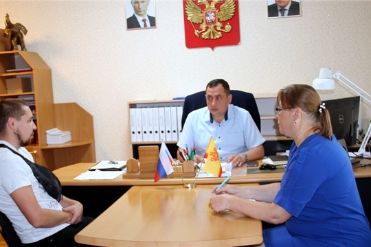Глава администрации района Алексей Матросов провел прием граждан по личным вопросам