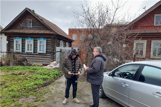 Особый противопожарный режим: с жителями частного сектора г. Чебоксары провели профилактическую беседу