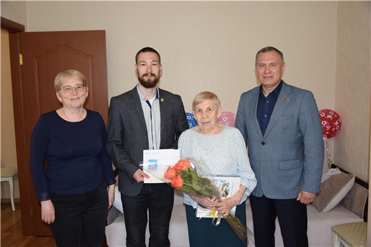 Долгожителей Московского района г. Чебоксары поздравили на дому с их солидными юбилеями