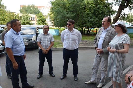 В чебоксарских дворах приступили к общественной приемке отремонтированных территорий