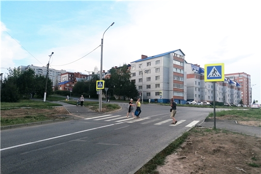 В микрорайоне «Финская долина» обустроен пешеходный переход