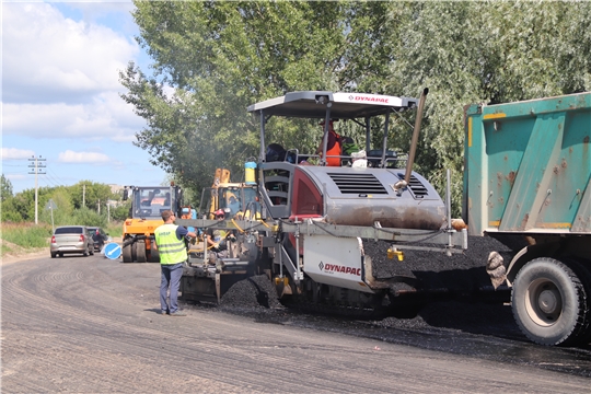 Продолжается ремонт автомобильной дороги по ул. Силикатной в г. Новочебоксарск