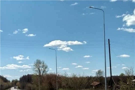 В селах Кудеиха и Раздольное ведется строительство наружного освещения