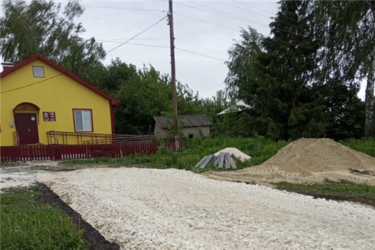 В Анастсовском сельском поселении реализуется проект по устройству проезда к зданию нового ФАПа