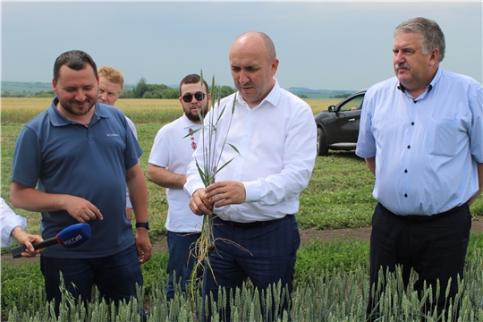 Порецкий район с рабочим визитом посетил министр сельского хозяйства Чувашской Республики Сергей Артамонов
