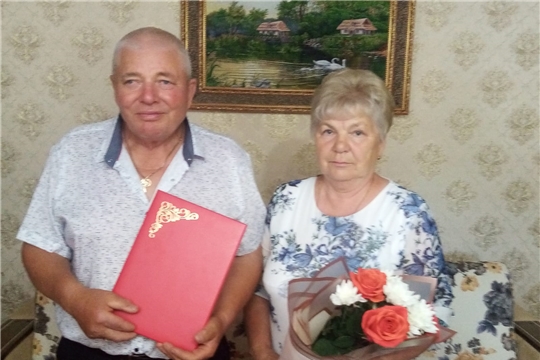 Золотую свадьбу отметили супруги Зимины из села Порецкое