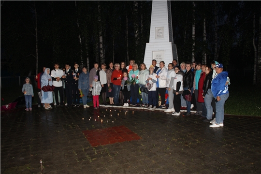 В Шемуршинском районе прошла акция «Свеча памяти»