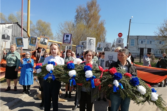 В шествии "Бессмертный полк" приняли участие внуки и правнуки победителей