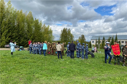 В Шумерлинском муниципальном округе прошли военно-спортивные игры "Зарница" и "Орленок"