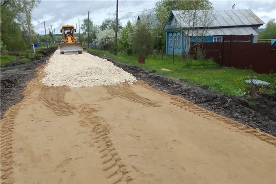 Ремонт дороги в с.Ходары