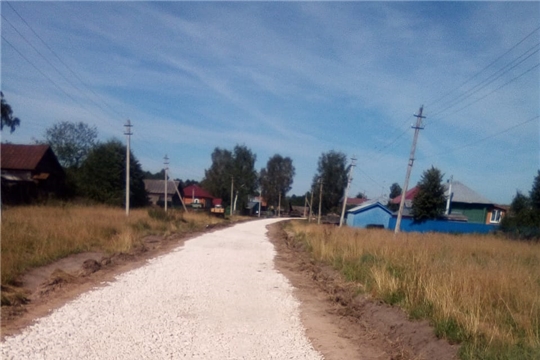 Проведен ремонт дорог в Шумерлинском муниципальном округе