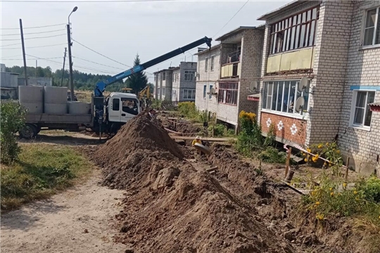 Устройство системы водоотведения в с.Нижняя Кумашка