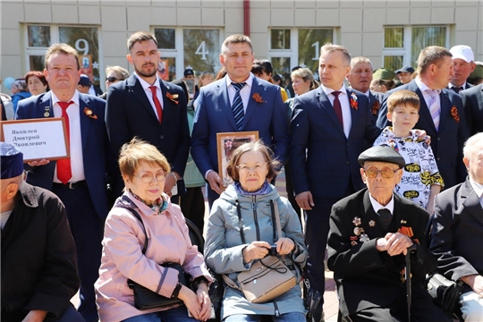 Праздничные мероприятия в Комсомольском районе, посвященные 77-й годовщине Победы в Великой Отечественной войне