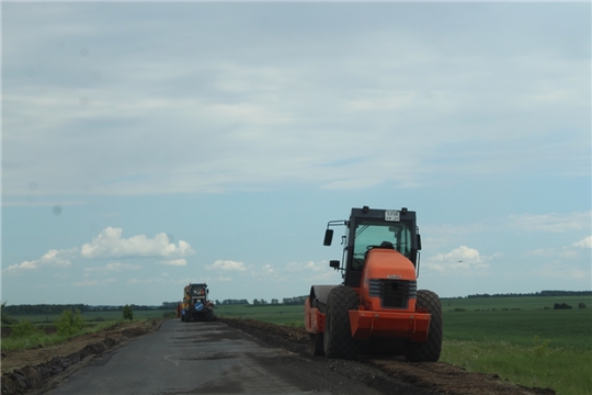 Завершается ремонт автодороги «Урмары – Кульгеши – Тансарино»