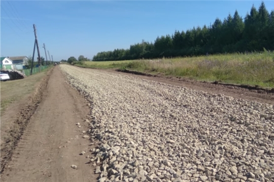 Ремонт дорог местного значения в Шоркистринском сельском поселении