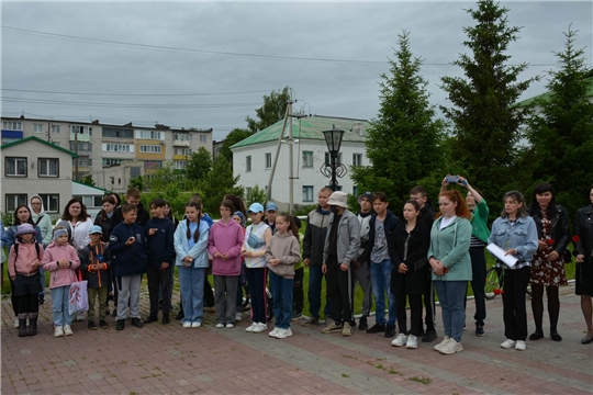 В День памяти и скорби в Вурнарах состоялся патриотический час