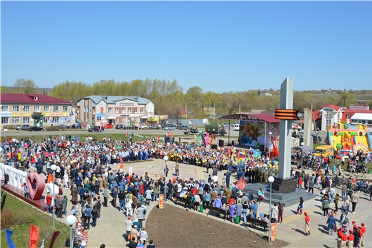 В Янтиковском районе проходят торжественные мероприятия, посвященные празднованию 77-ой годовщины Победы в Великой Отечественной войне