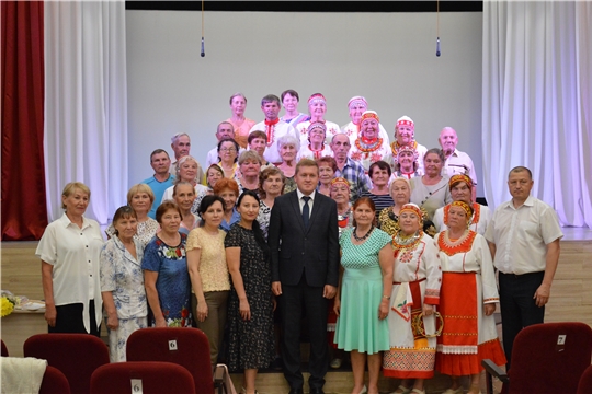 Ветераны войны  и труда Янтиковского района отпраздновали 35-летие со дня образования Совета
