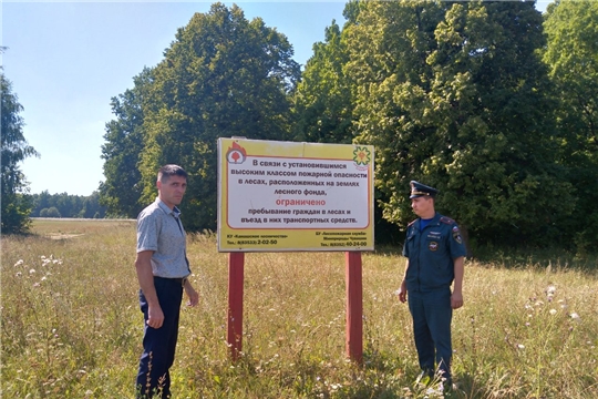 Лесопожарная обстановка на территории Янтиковского района
