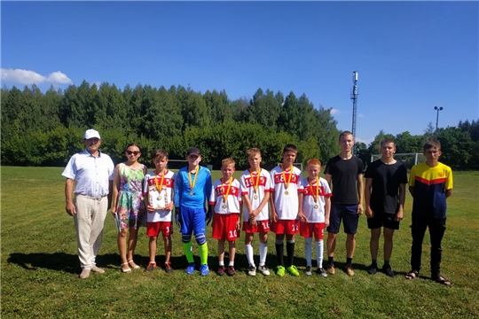 В Янтиковском районе состоялся фестиваль детского дворового футбола