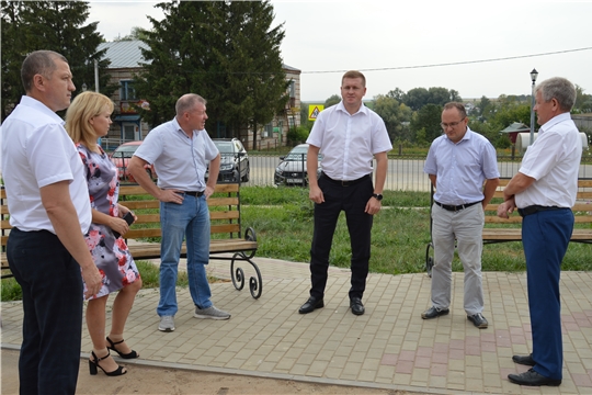 Владимир Михайлов проверил значимые объекты с. Яншихово-Норваши