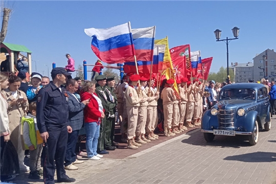 В День Победы в Цивильске прошел парад ретро-автомобилей