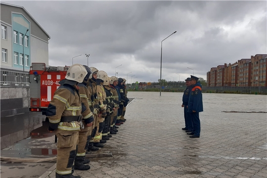 Прошли пожарно-тактические учения по тушению условного пожара