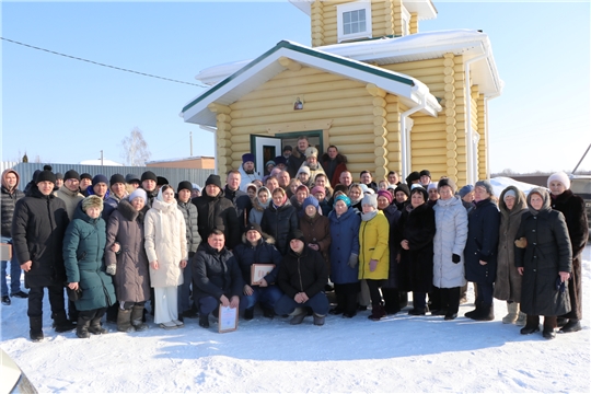 В деревне Новые  Тренькасы состоялось торжественное открытие часовни