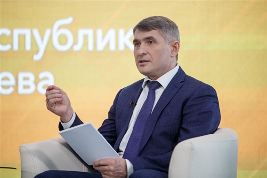 Глава Чувашии Олег Николаев провел большую пресс-конференцию