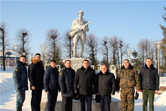 В Моргаушском округе почтили память о защитниках Отечества