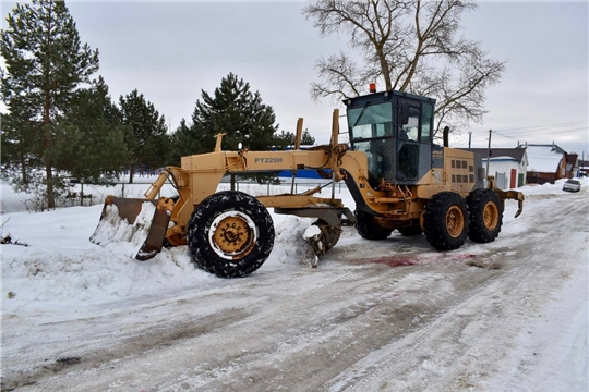 Продолжаются работы по очистке дорог от снега и ликвидации гололедицы