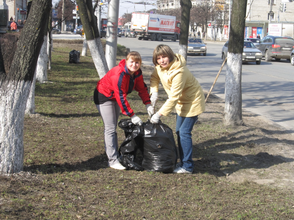 Жители и трудящиеся Ленинского района г.Чебоксары вышли на борьбу с мусором